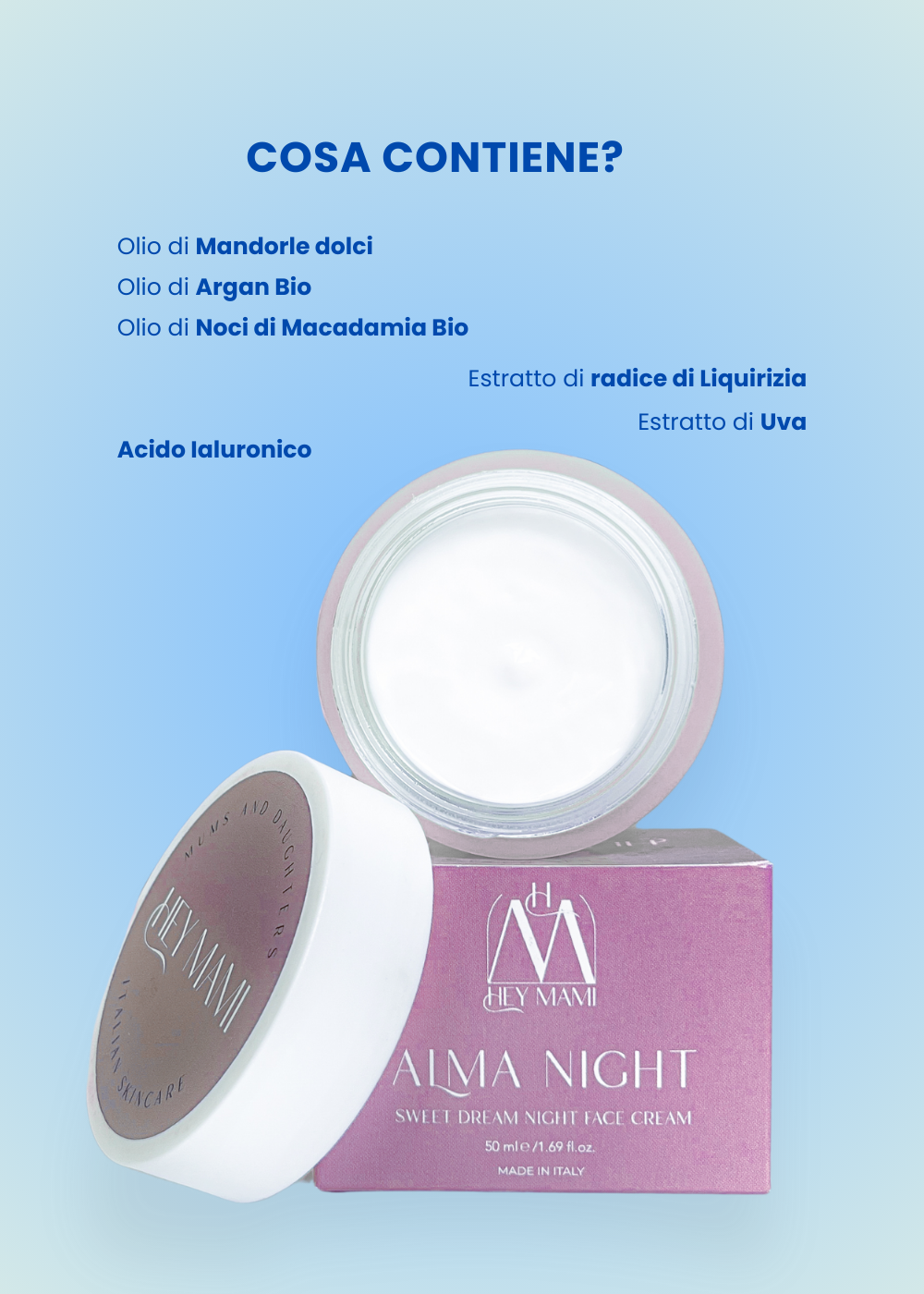 Alma Night - Crema viso notte nutriente e ristrutturante
