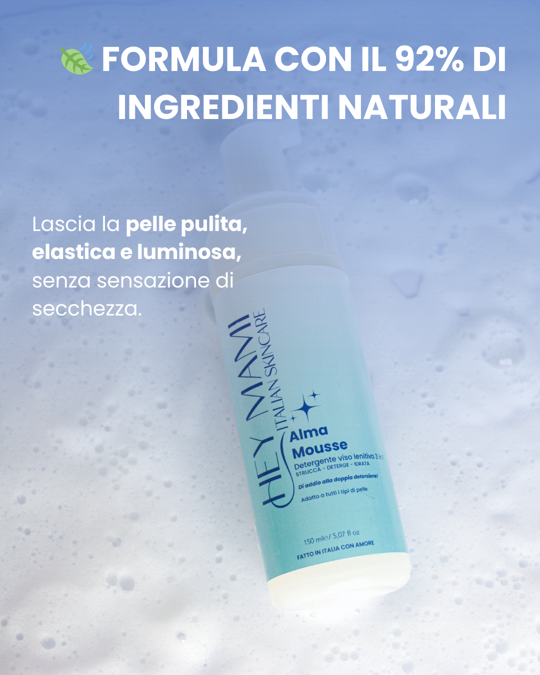 Detergente Schiumogeno 3 in 1 - Alma Mousse