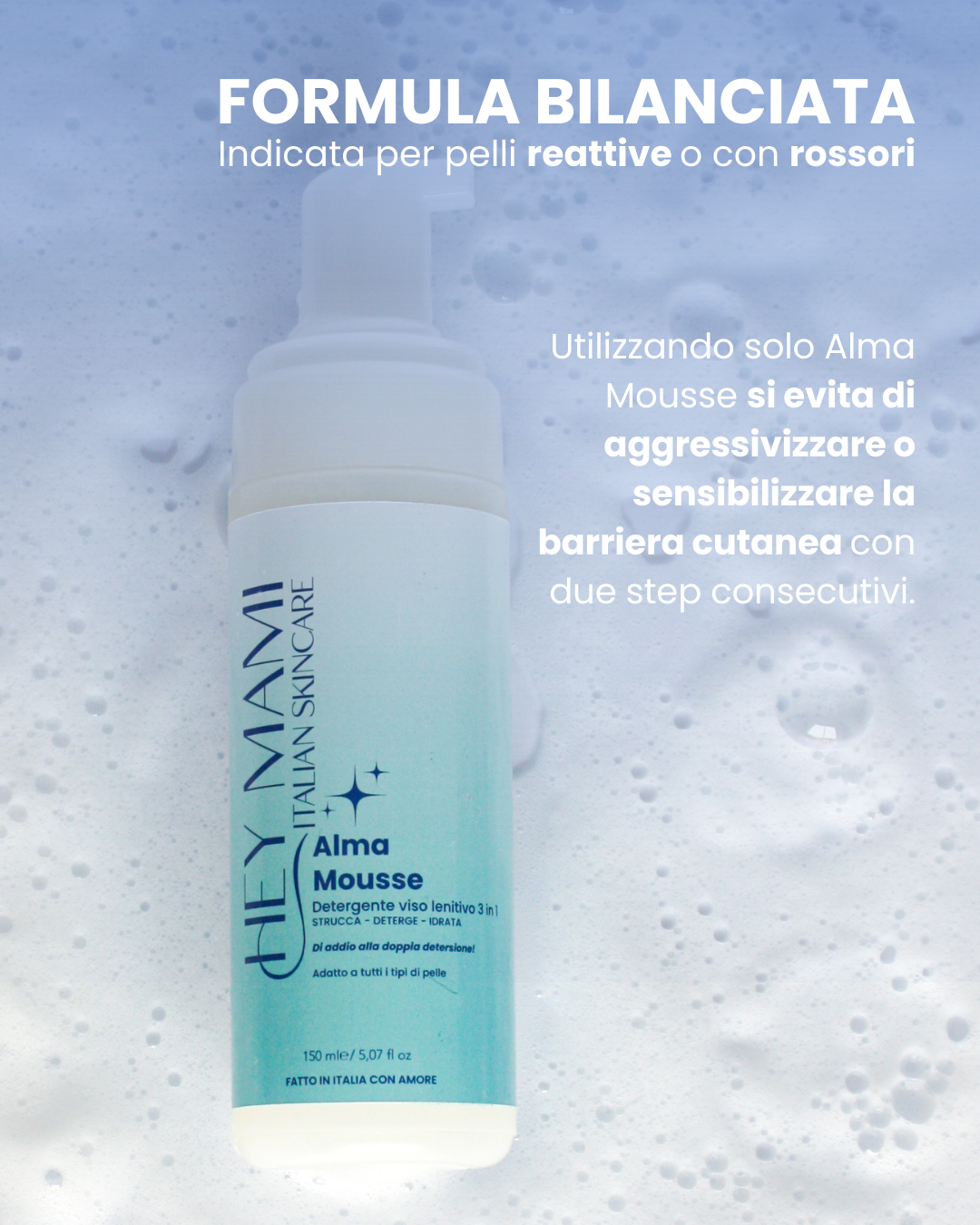 Detergente Schiumogeno 3 in 1 - Alma Mousse