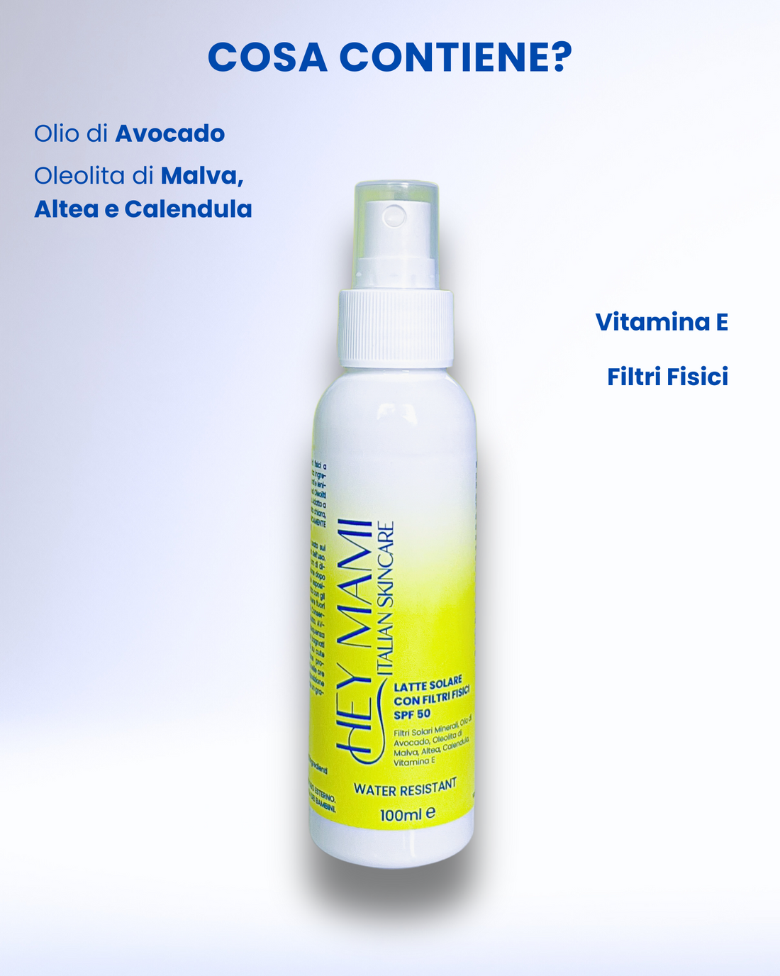 Latte Solare Spray SPF 50 con Filtri Fisici