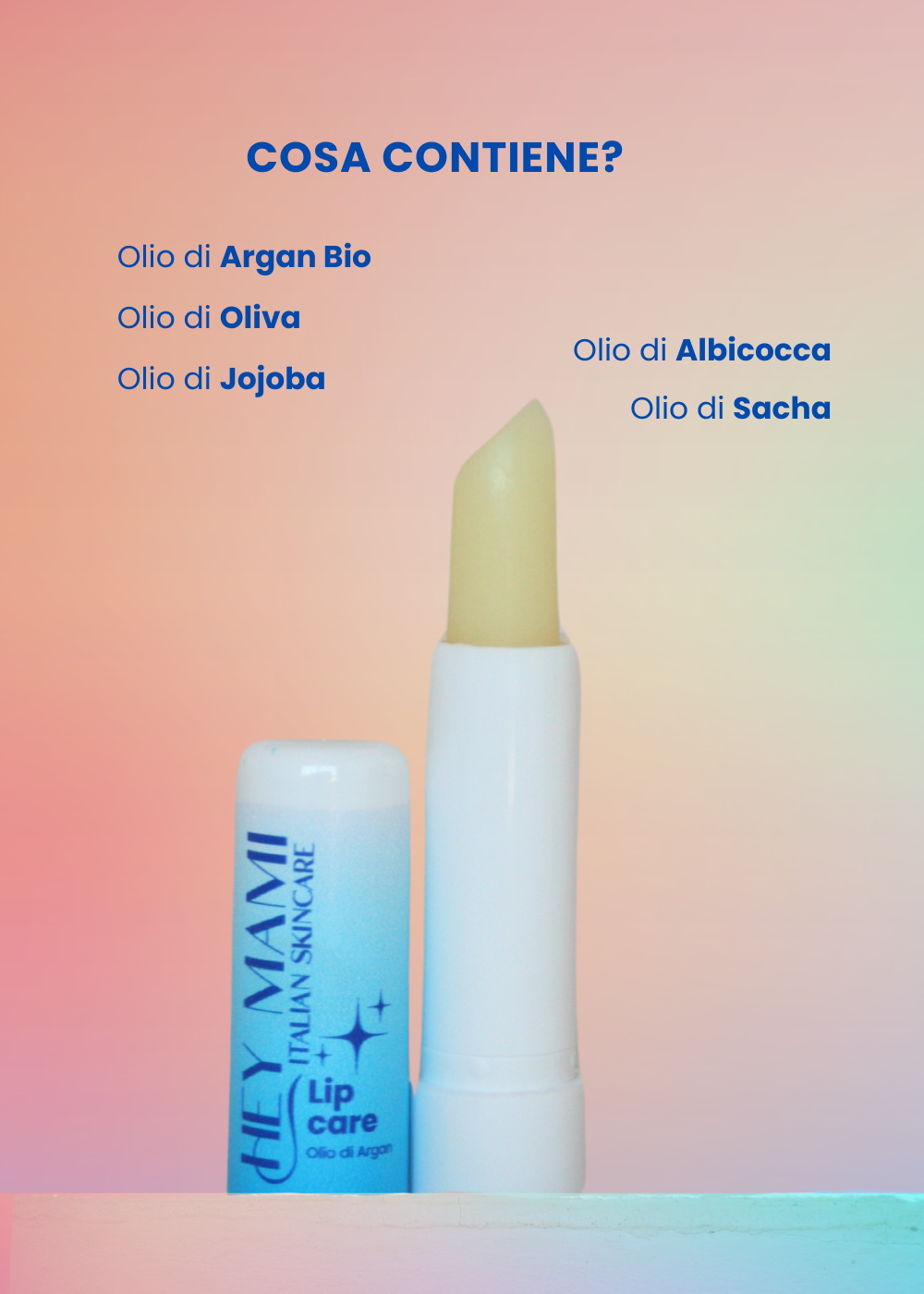 Balsamo Labbra - Olio di Argan, Oliva e Jojoba