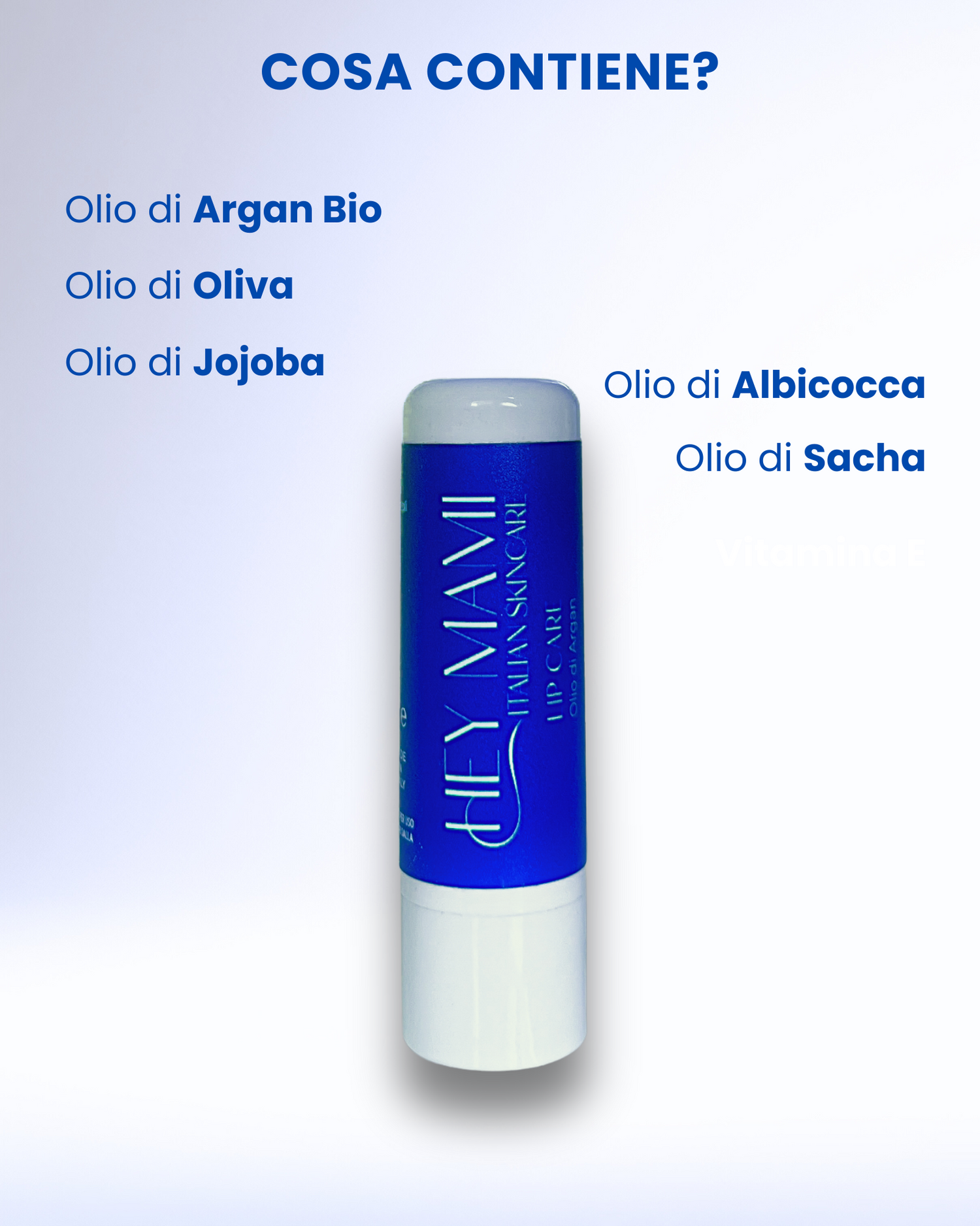 Balsamo Labbra - Olio di Argan, Oliva e Jojoba